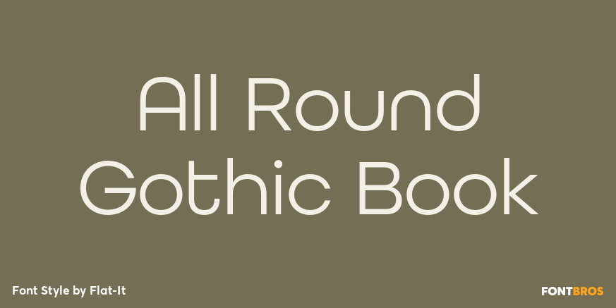 All Round Gothic Book Poster