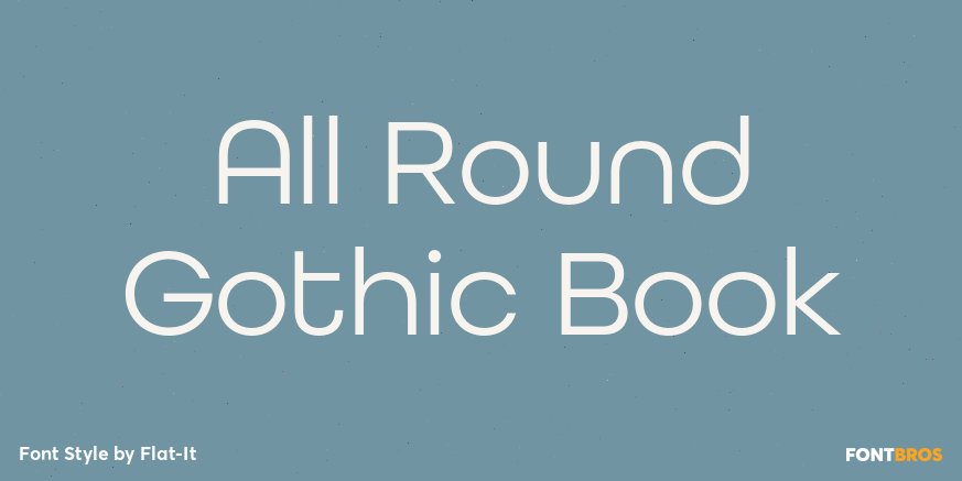 All Round Gothic Book Poster