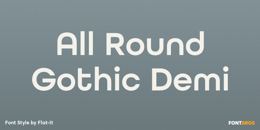 All Round Gothic Demi Poster