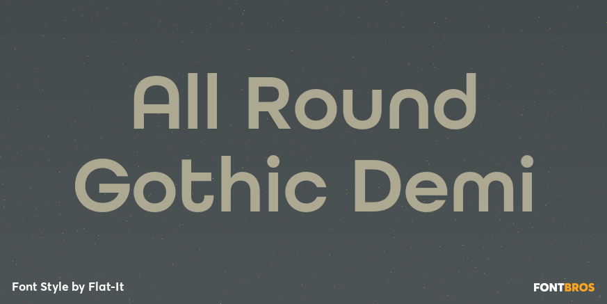 All Round Gothic Demi Poster