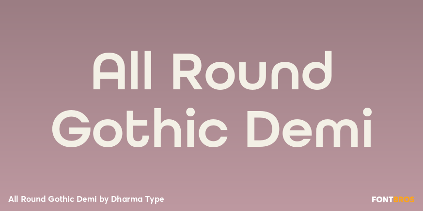 All Round Gothic Demi Poster