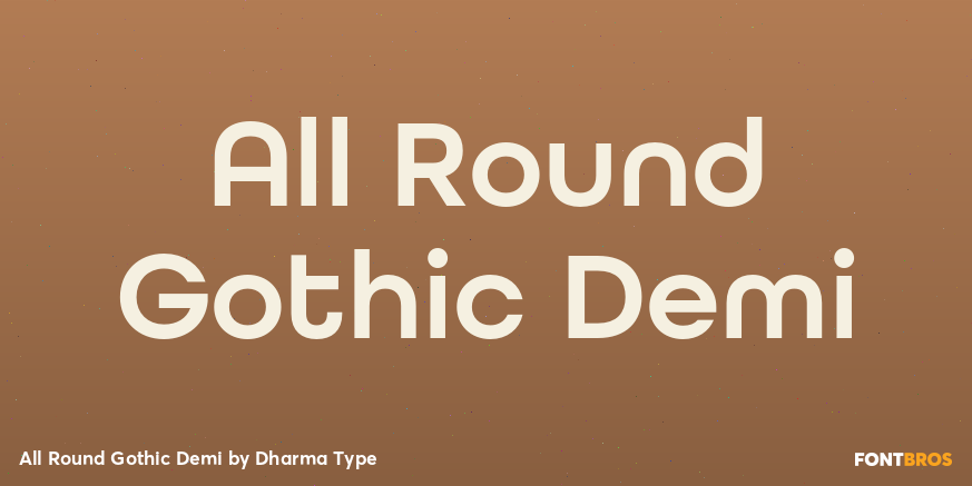 All Round Gothic Demi Poster