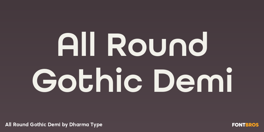 All Round Gothic Demi Poster