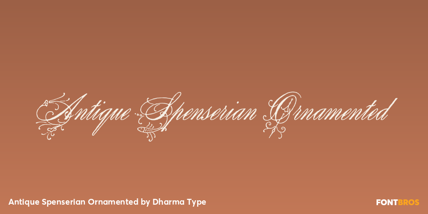 Antique Spenserian Ornamented Poster