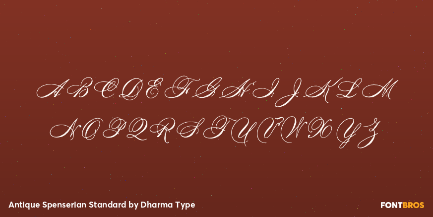 Antique Spenserian Standard Font Poster #2