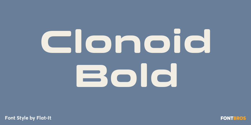 Clonoid Bold Font Poster #1
