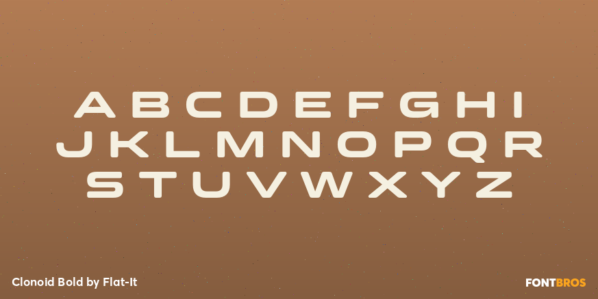 Clonoid Bold Font Poster #1