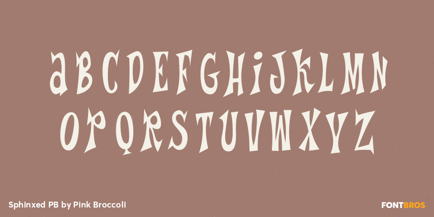 Sphinxed PB Font Poster #1