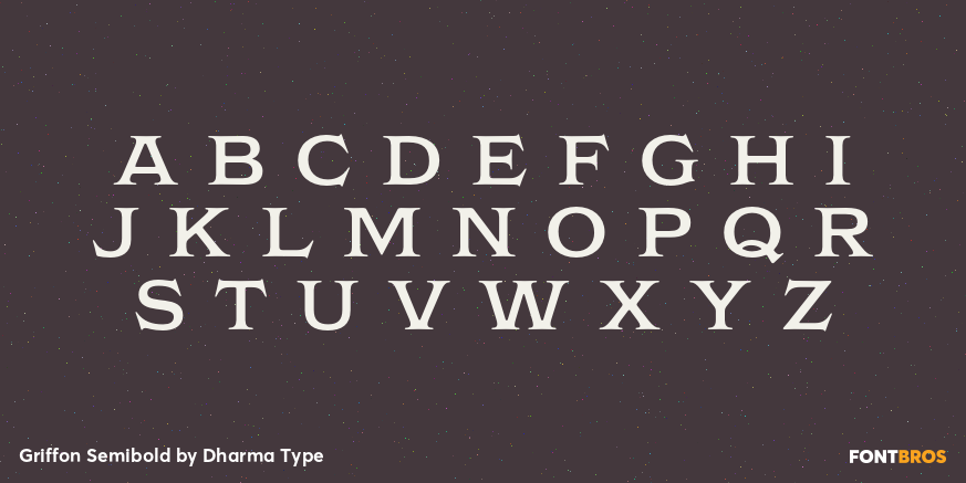 Griffon Semibold Font Poster #2