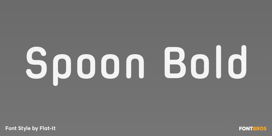 Spoon Bold Font Poster #1