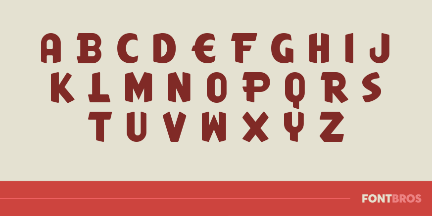 American Cheese Font Poster #2