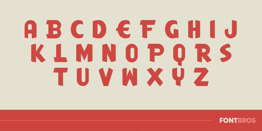 American Cheese Font Poster #3