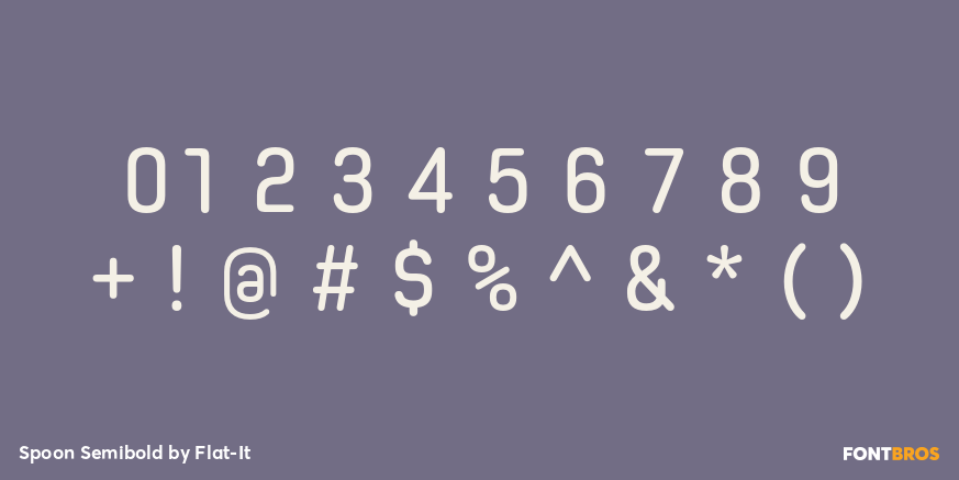 Spoon Semibold Font Poster #4