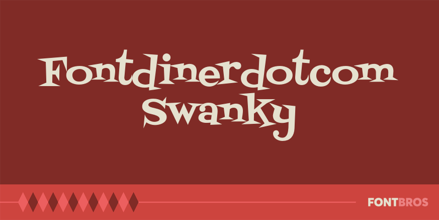 Fontdinerdotcom Swanky Poster