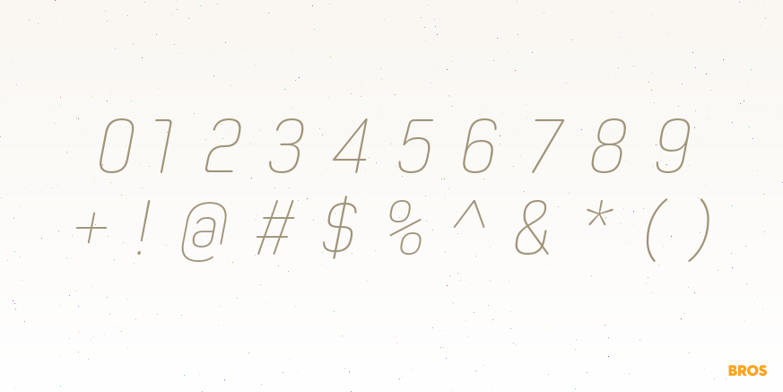 Spoon Ultra Light Italic Font Poster #1