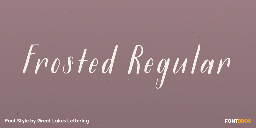 Frosted Regular Poster