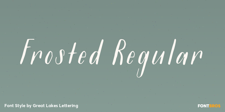 Frosted Regular Poster