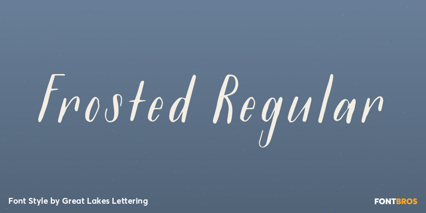 Frosted Regular Poster