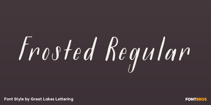 Frosted Regular Poster