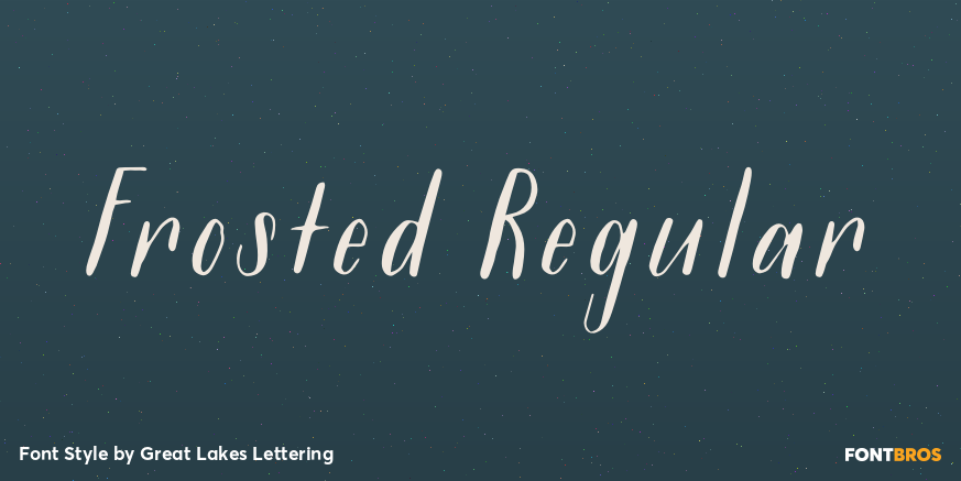 Frosted Regular Poster