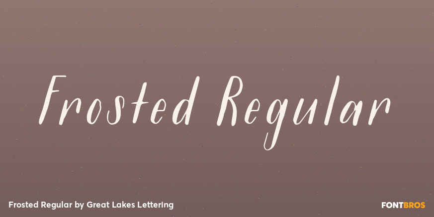 Frosted Regular Poster