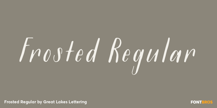 Frosted Regular Poster