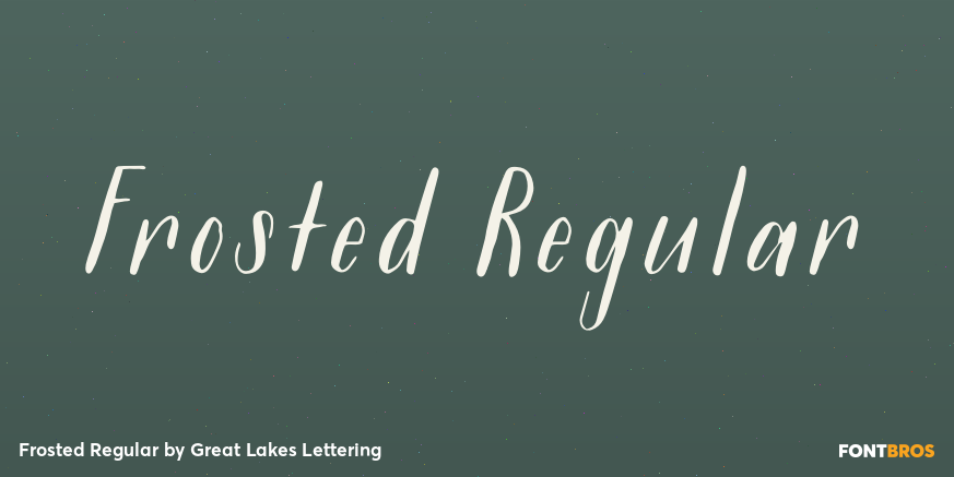 Frosted Regular Poster