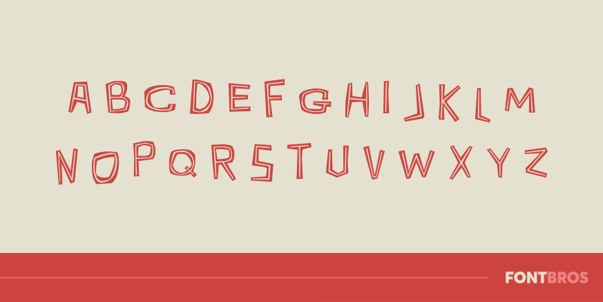 Volcano King Font Poster #2