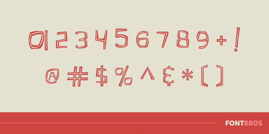 Volcano King Font Poster #4