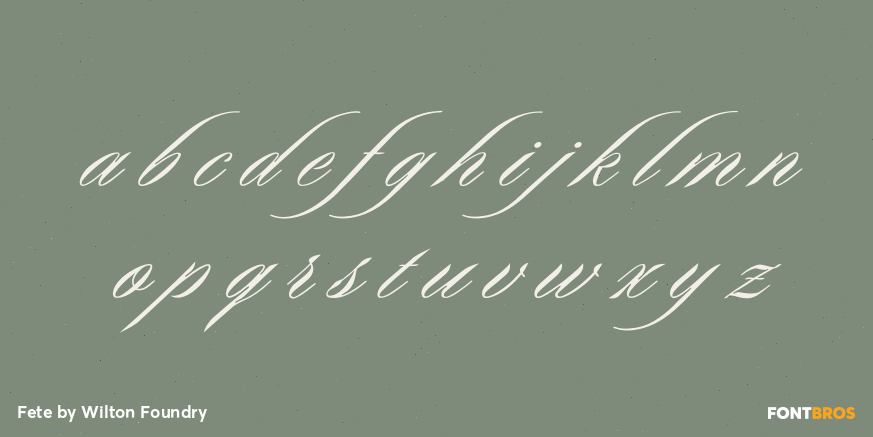 Fete Font Poster #1
