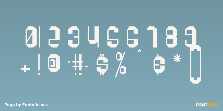 Pogo Font Poster #1