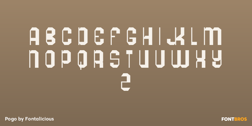 Pogo Font Poster #1