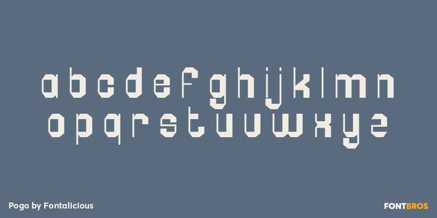 Pogo Font Poster #1