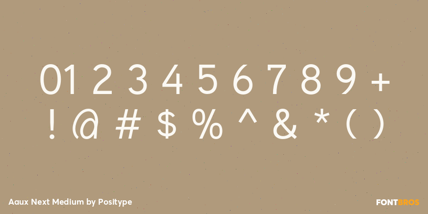 Aaux Next Medium Font Poster #4