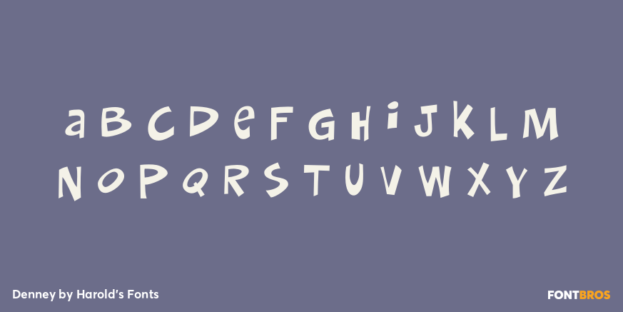 Denney Font Poster #1