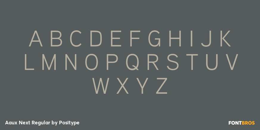 Aaux Next Regular Font Poster #2