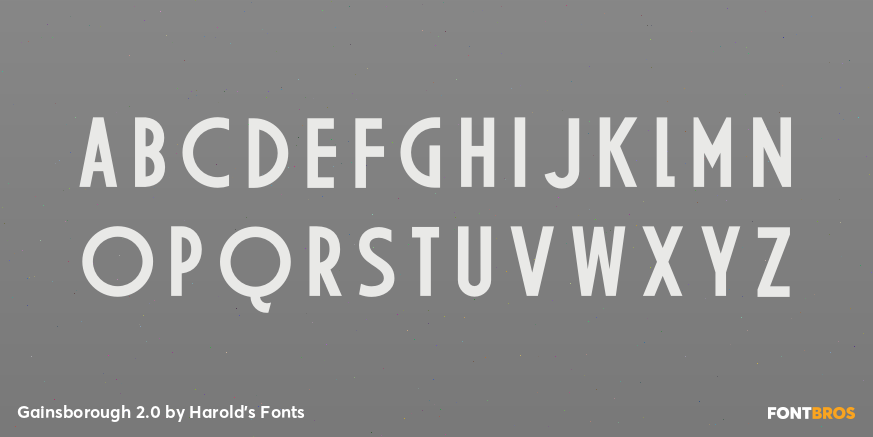 Gainsborough 2.0 Font Poster #2