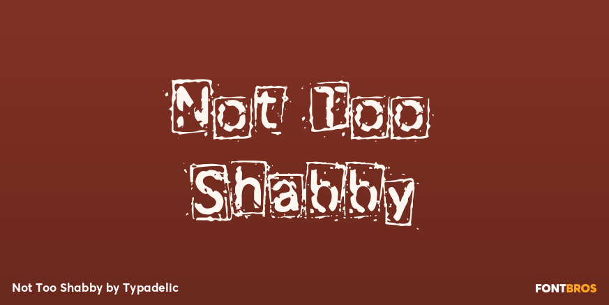 Not Too Shabby Poster