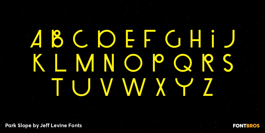 Park Slope Font Poster #2