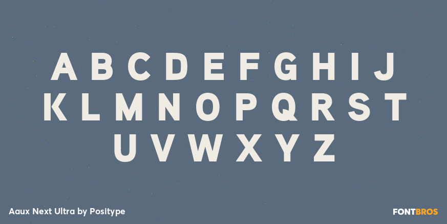 Aaux Next Ultra Font Poster #1