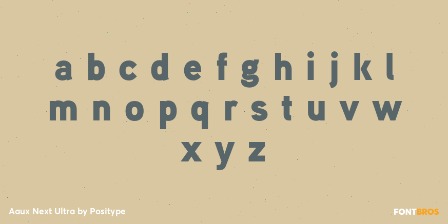 Aaux Next Ultra Font Poster #1
