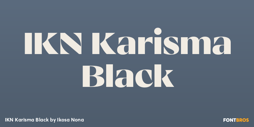 IKN Karisma Black Font Poster #1