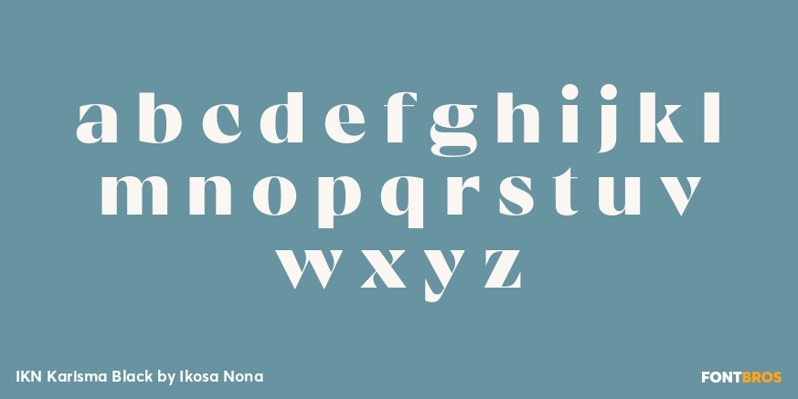 IKN Karisma Black Font Poster #3