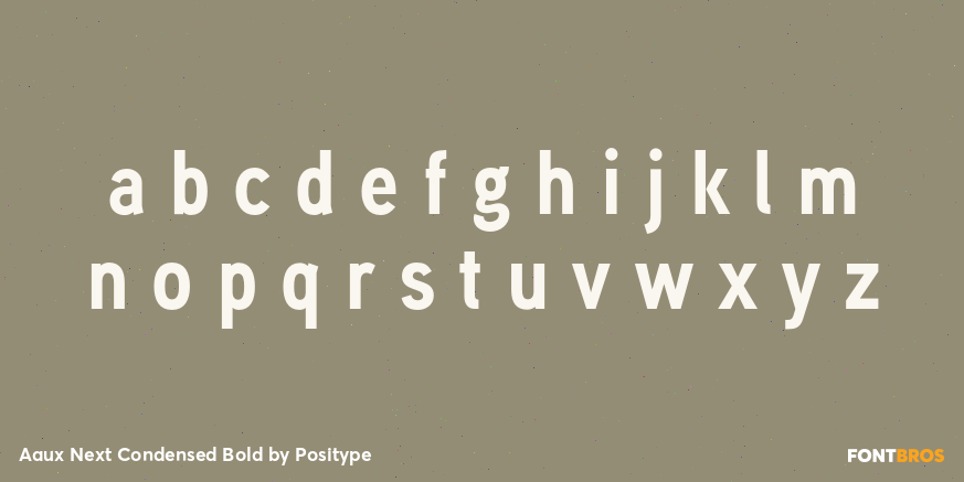 Aaux Next Condensed Bold Font Poster #3