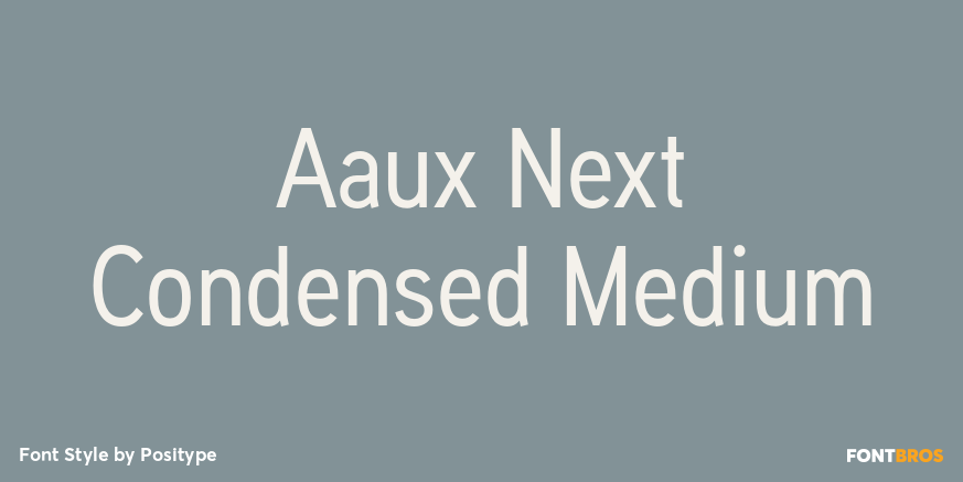 Aaux Next Condensed Medium Font Poster #1