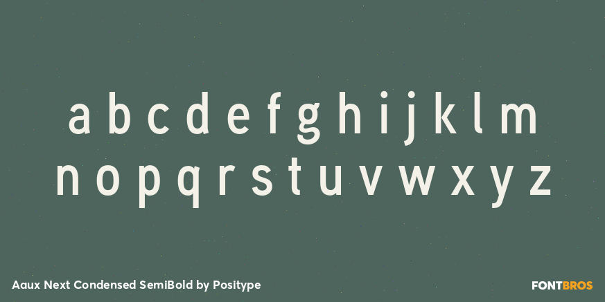 Aaux Next Condensed SemiBold Font Poster #1