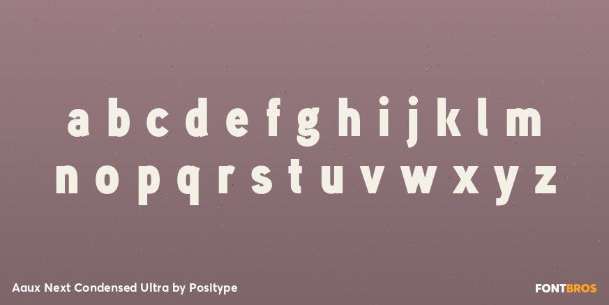 Aaux Next Condensed Ultra Font Poster #1