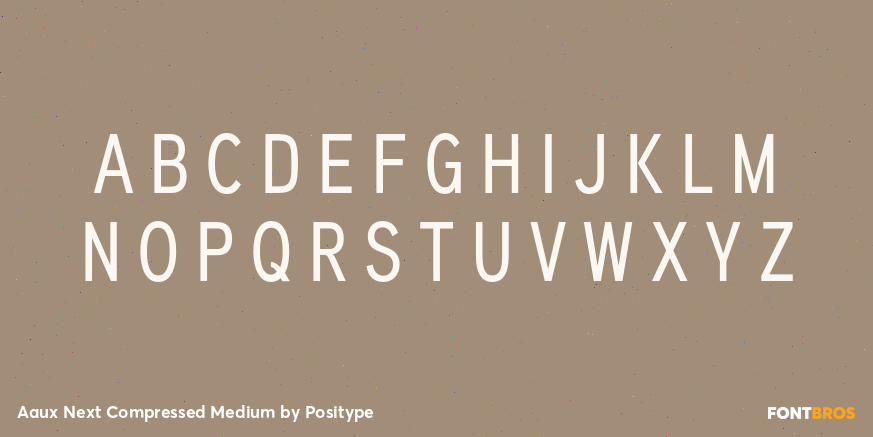 Aaux Next Compressed Medium Font Poster #2