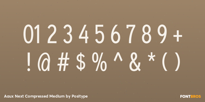 Aaux Next Compressed Medium Font Poster #4