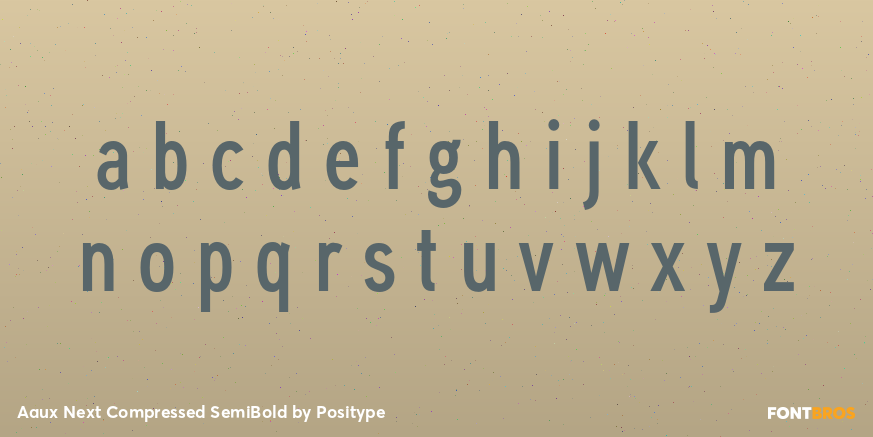 Aaux Next Compressed SemiBold Font Poster #3